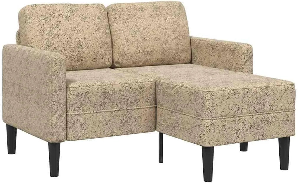 Sofa: 2-osobowa, 125 cm, tapicerka skórzana