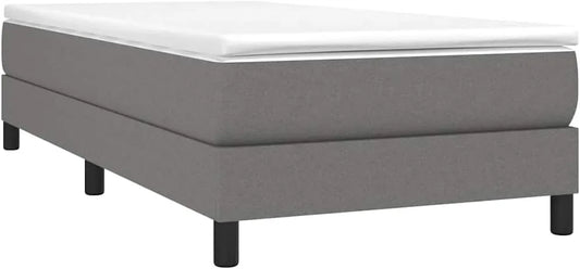 Łóżko kontynentalne: tapicerka materiałowa, 80 × 200 cm, tapicerka materiałowa