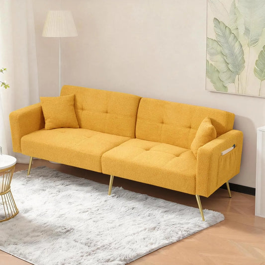 Sofa – z poduszkami, regulowana konstrukcja
