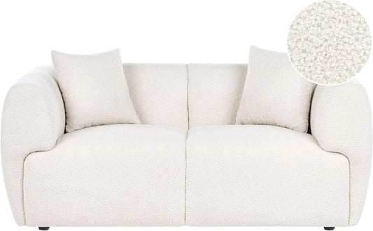 Sofa — tapicerka bouclé, 2-osobowa