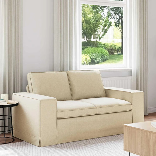 Sofa narożna – modułowa konstrukcja, 2-osobowa, 162 × 80 × 82 cm, z metalu