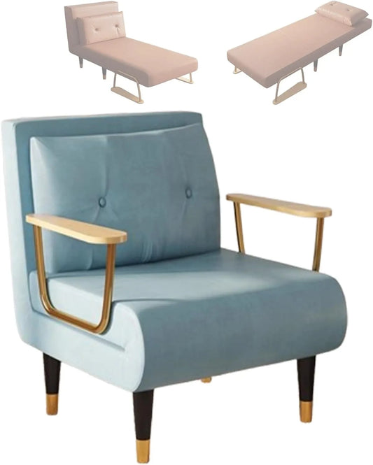 Sofa – kompaktowa konstrukcja, z oparciem, składana konstrukcja, regulowana konstrukcja, 190 × 68 × 30cm, 3 W, rozkładana konstrukcja