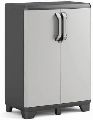 Keter Gear szafka niska – 68 × 39 × 97 cm, szary