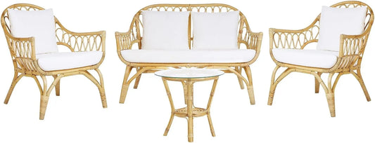 Sofa – 4-osobowy, z technorattanu